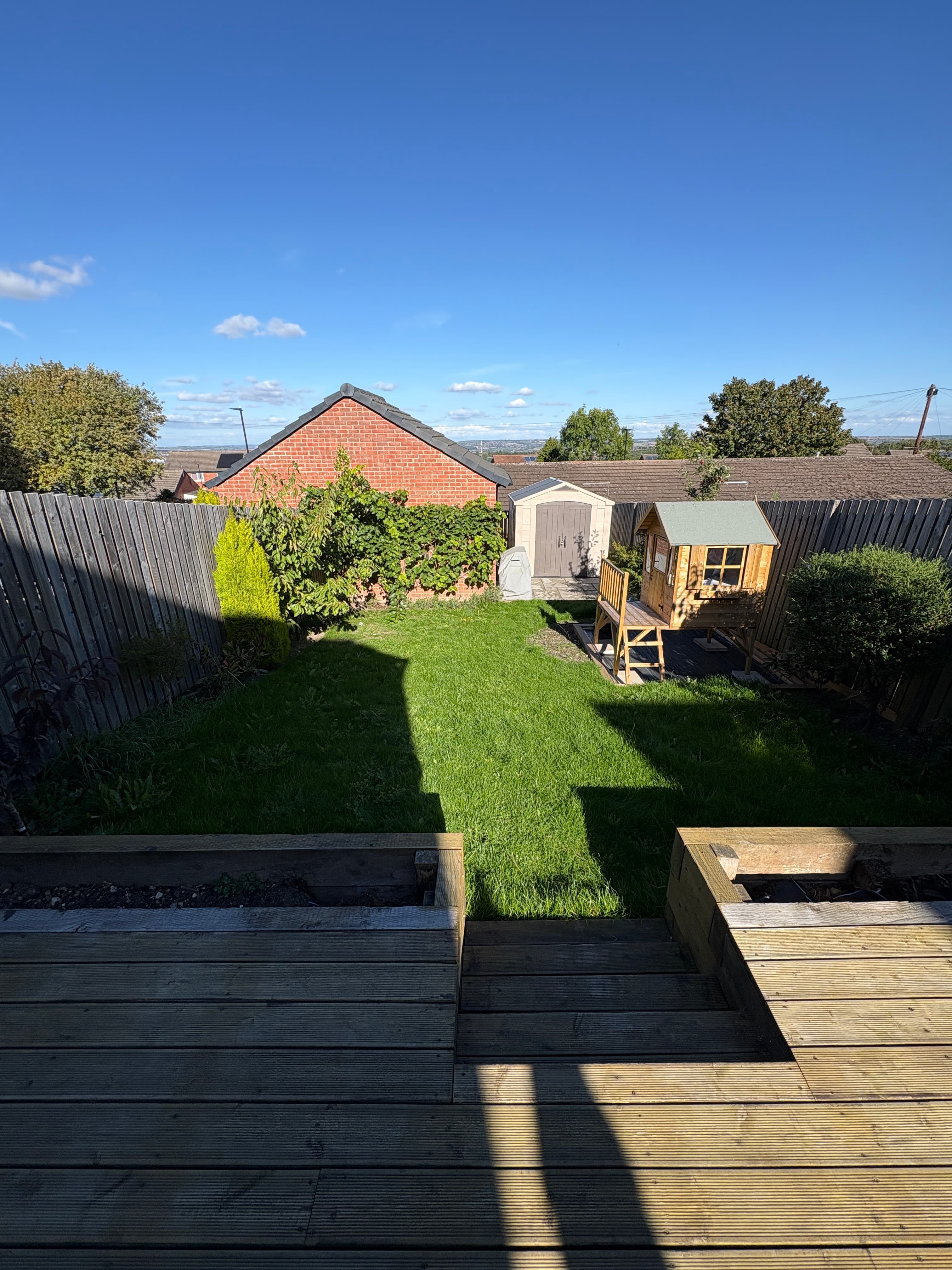 Before Lawn Mow in Sheffield