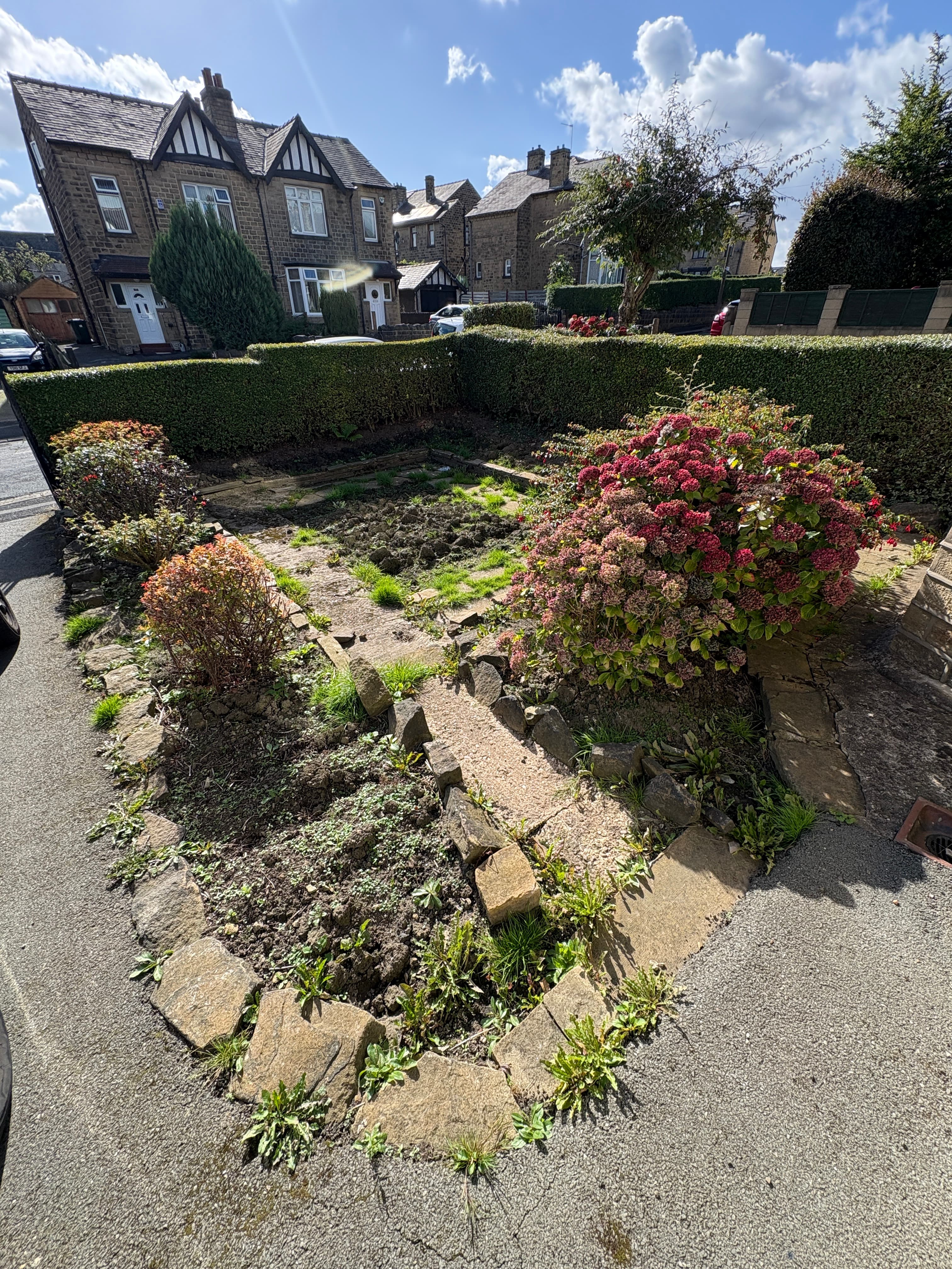 Before Seasonal Tidy in Sheffield